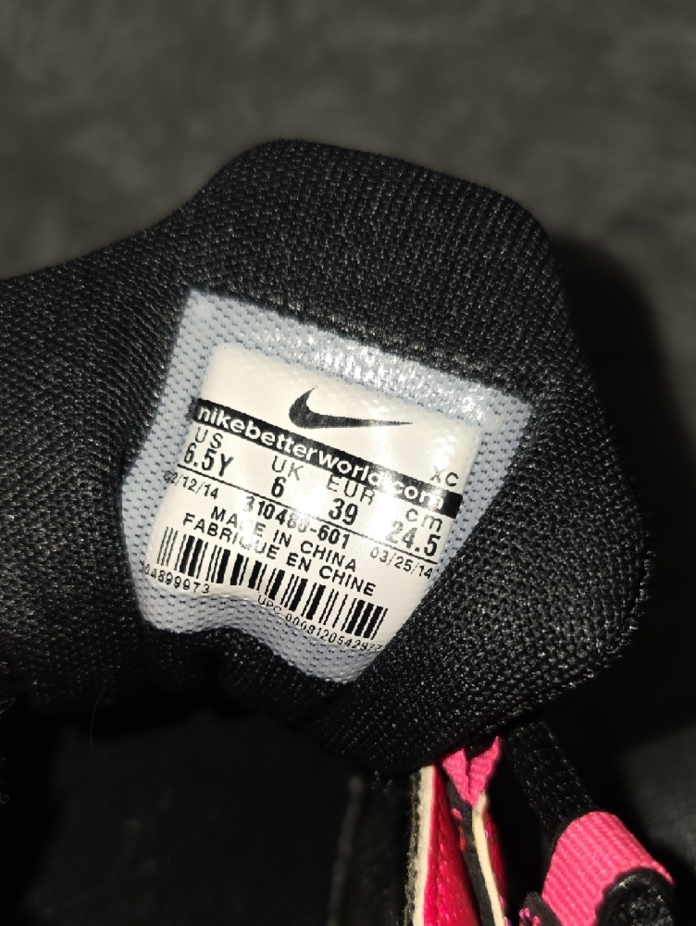 Nike Shox Athletic Shoes Pink and Black-youth - Picture 5 of 5